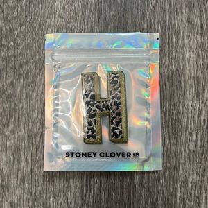 Stoney Clover Lane leopard H patch